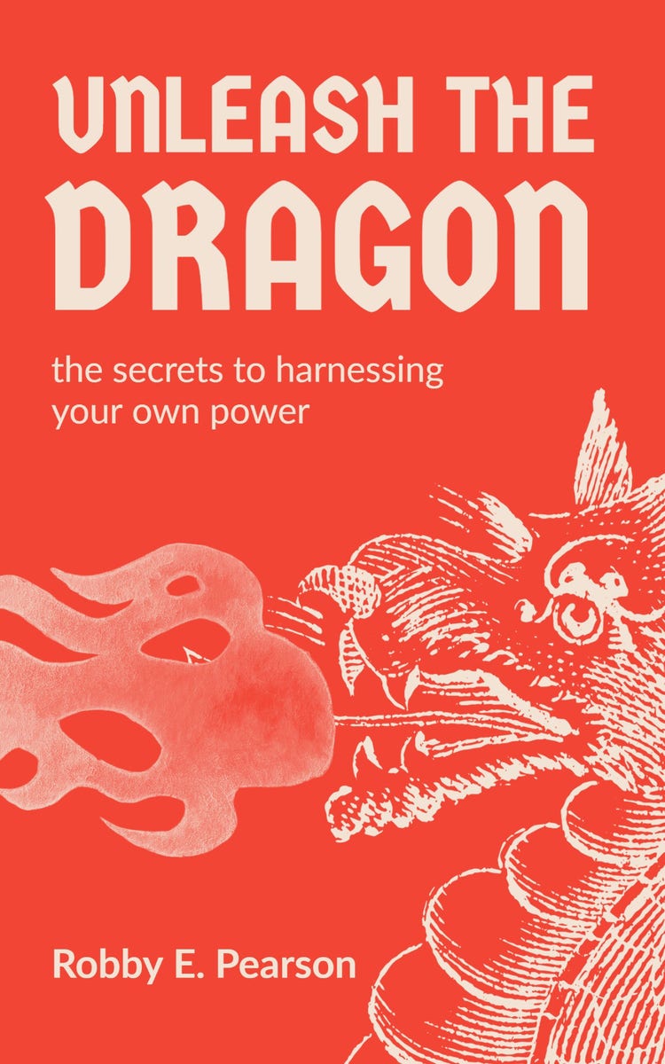 Red White Unleash Dragon Book Cover