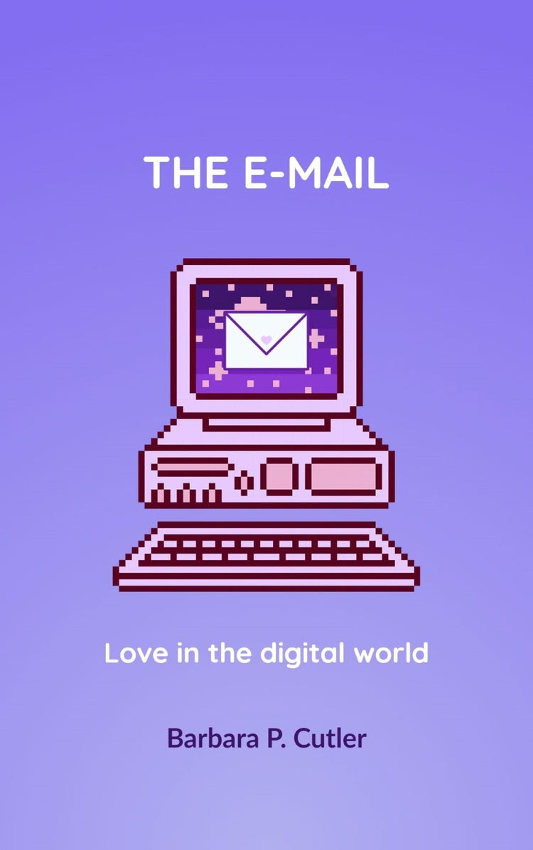 Purple Retro Computer The Email Book Cover