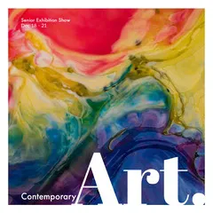Colorful Art Exhibition Ad Instagram Post Exhibition