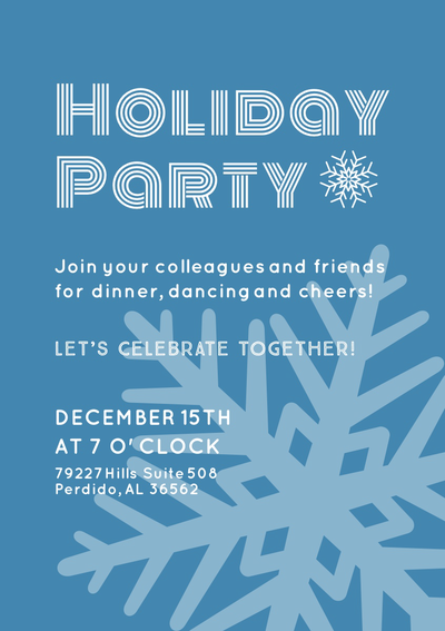 Free Customizable Holiday Party Flyer Templates | Adobe Express
