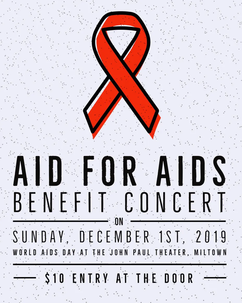 Red Ribbon AIDS Charity Concert Instagram Portrait 