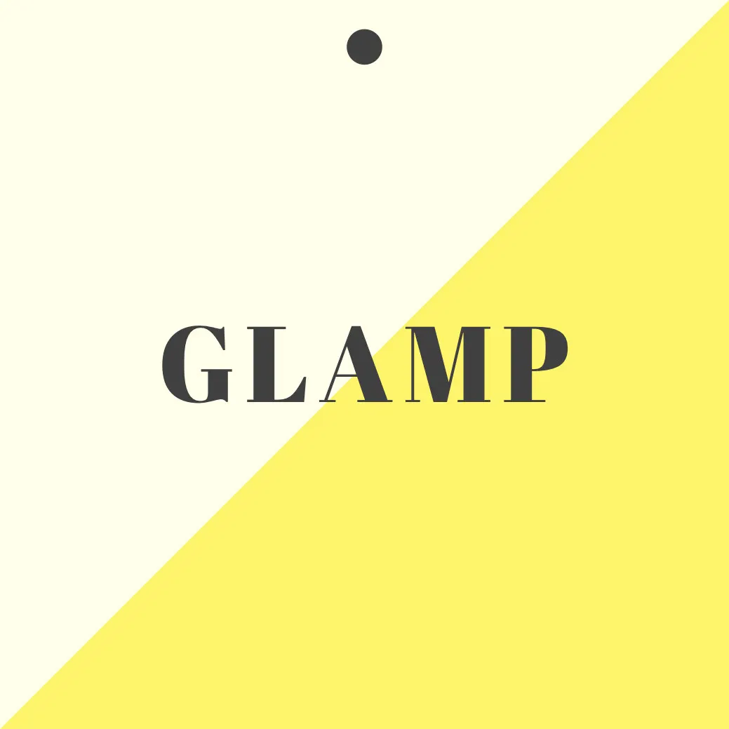 Yellow and White Glamp Instagram Graphic