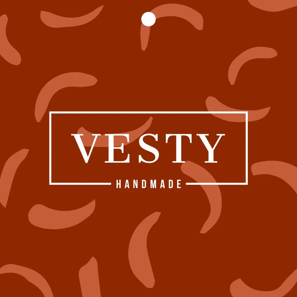 Brown and White Vesty Instagram Graphic