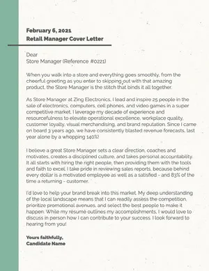 Free Cover Letter Templates Adobe Spark
