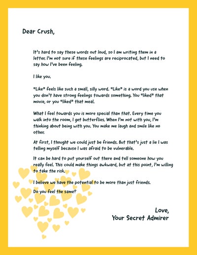 Free Love Letter Templates | Adobe Express