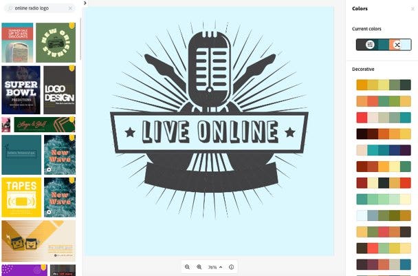 Free Online Radio Logo Maker: Create Online Radio Logos Online in Minutes | Express
