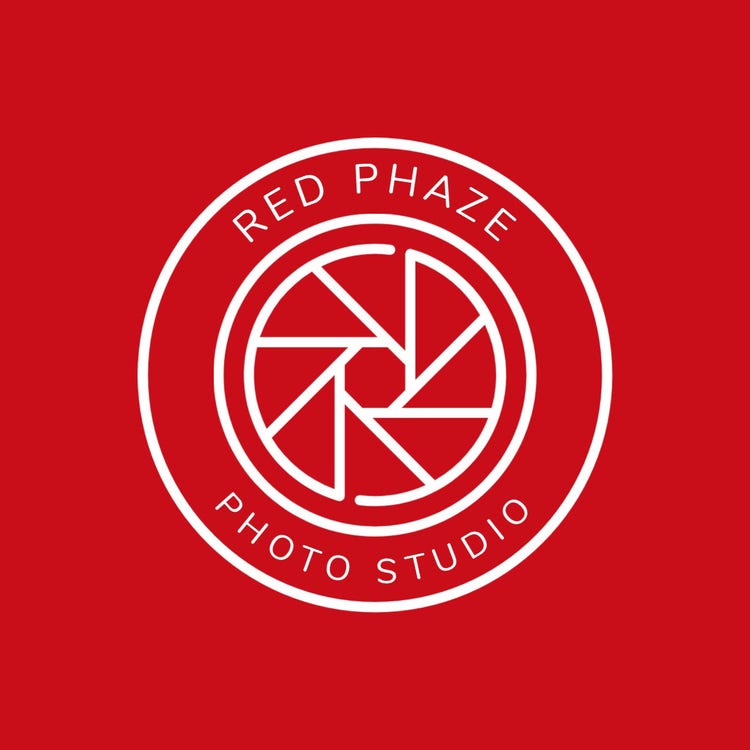 Red & White Photography Logo