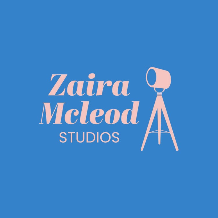 Blue & Pink Photography Studios Logo