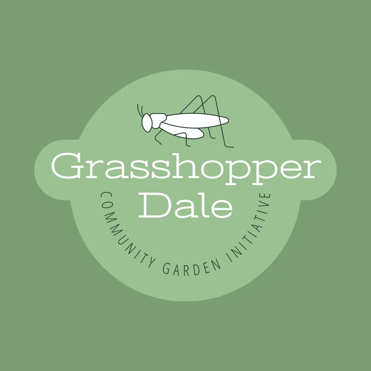Green Grasshopper Logo