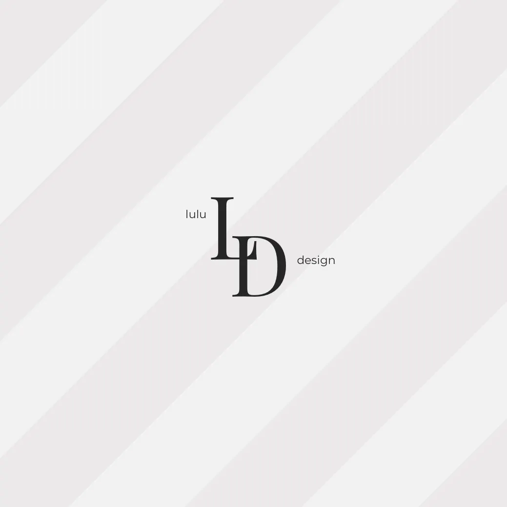 Black and White Elegant Design Company Logo
