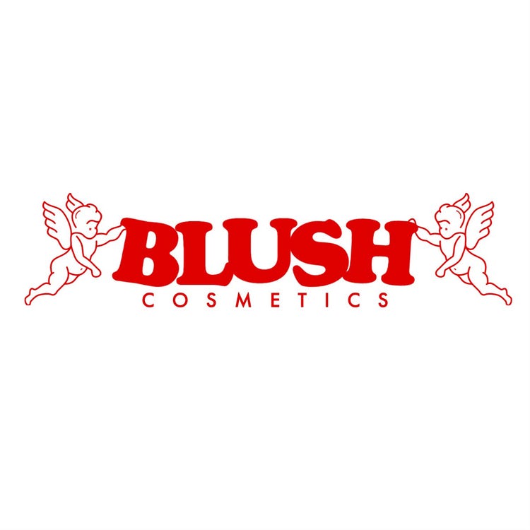 Red Cute Cosmetic Transparent Logo