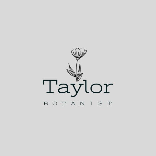 Grey Taylor Botanist Logo