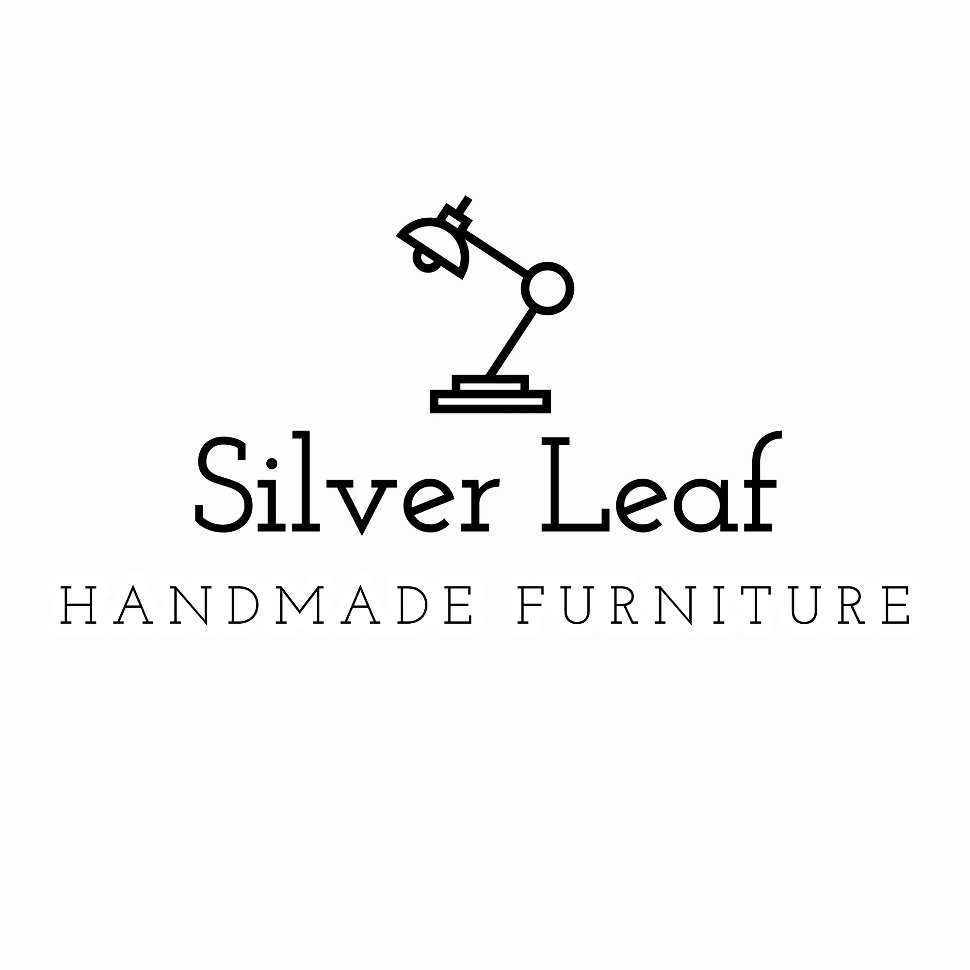 White Black Lamp Silver Leaf Furniture Logo