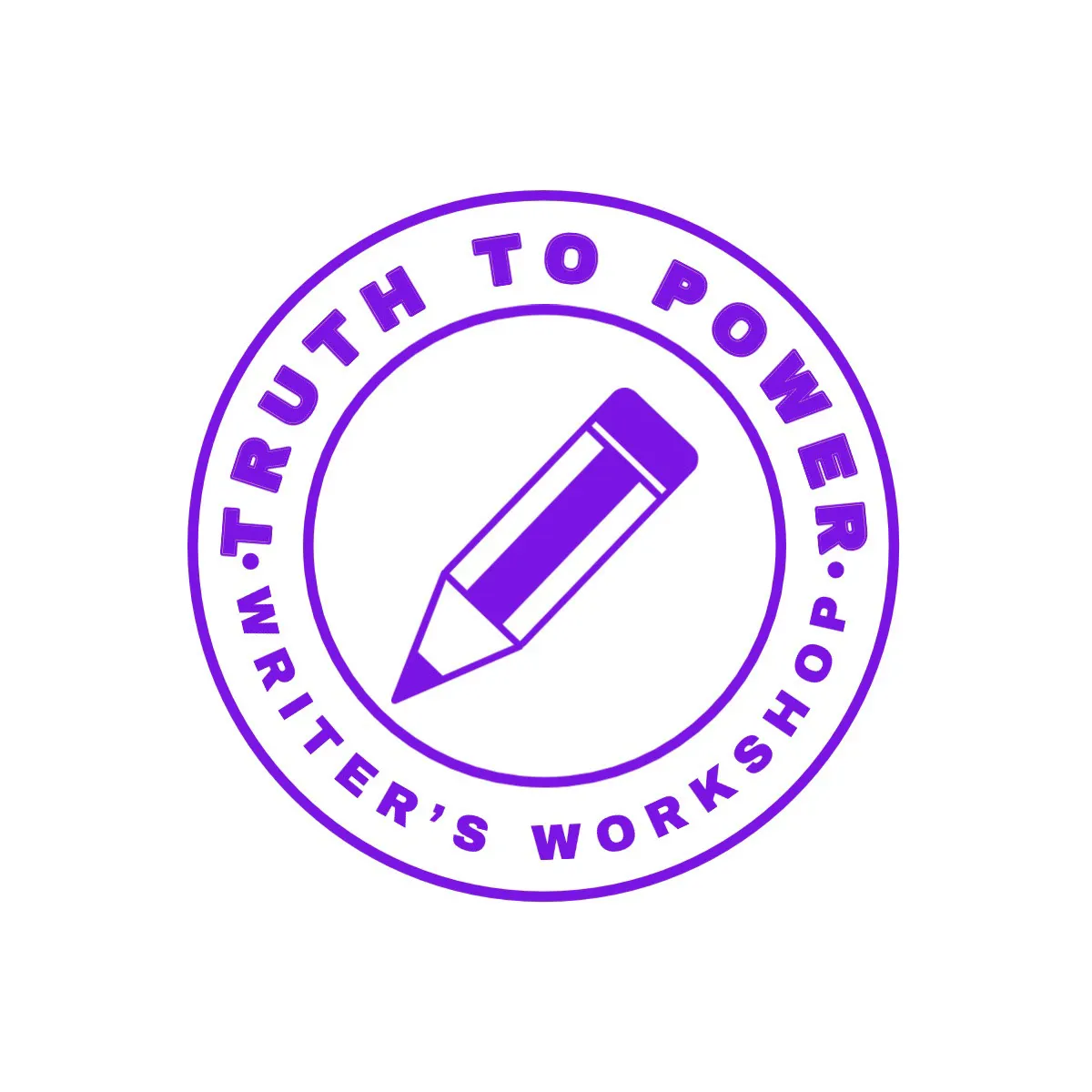 Purple Circular Badge Transparent Logo
