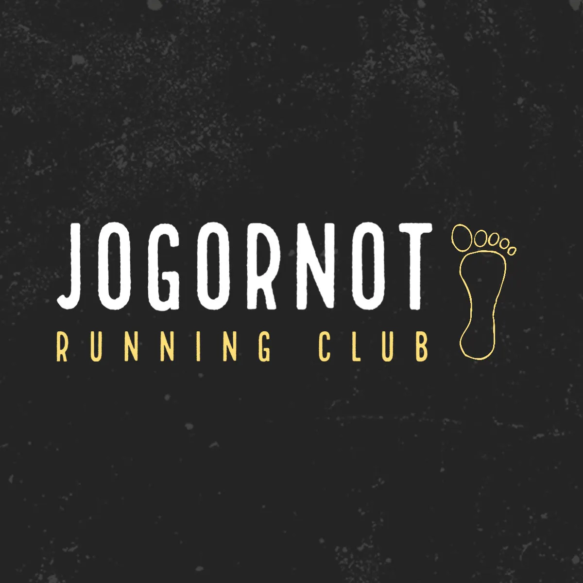Foot Illustration Running Club Logo
