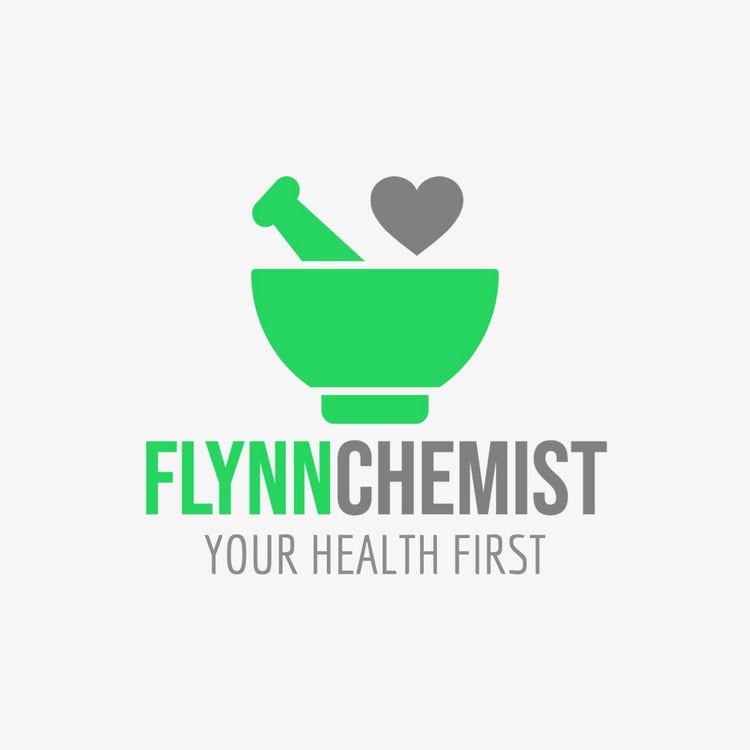 Green and Grey Pestle and Mortar Pharmacy Logo
