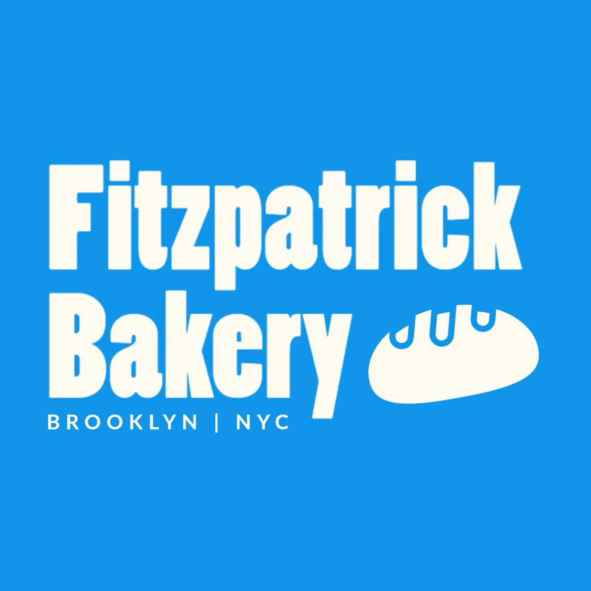 Blue & White Bakery Logo