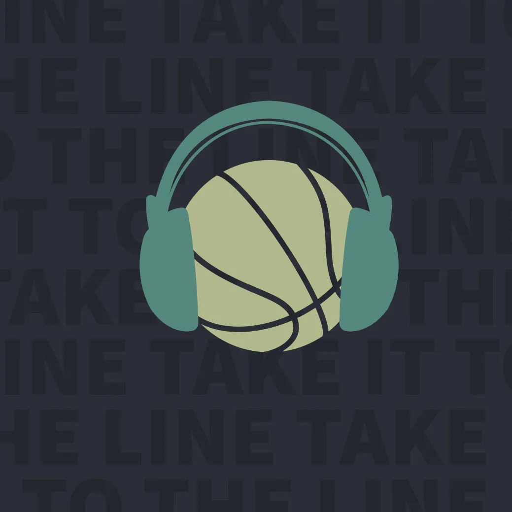 Dark Blue Basketball Podcast Cover Instagram Post