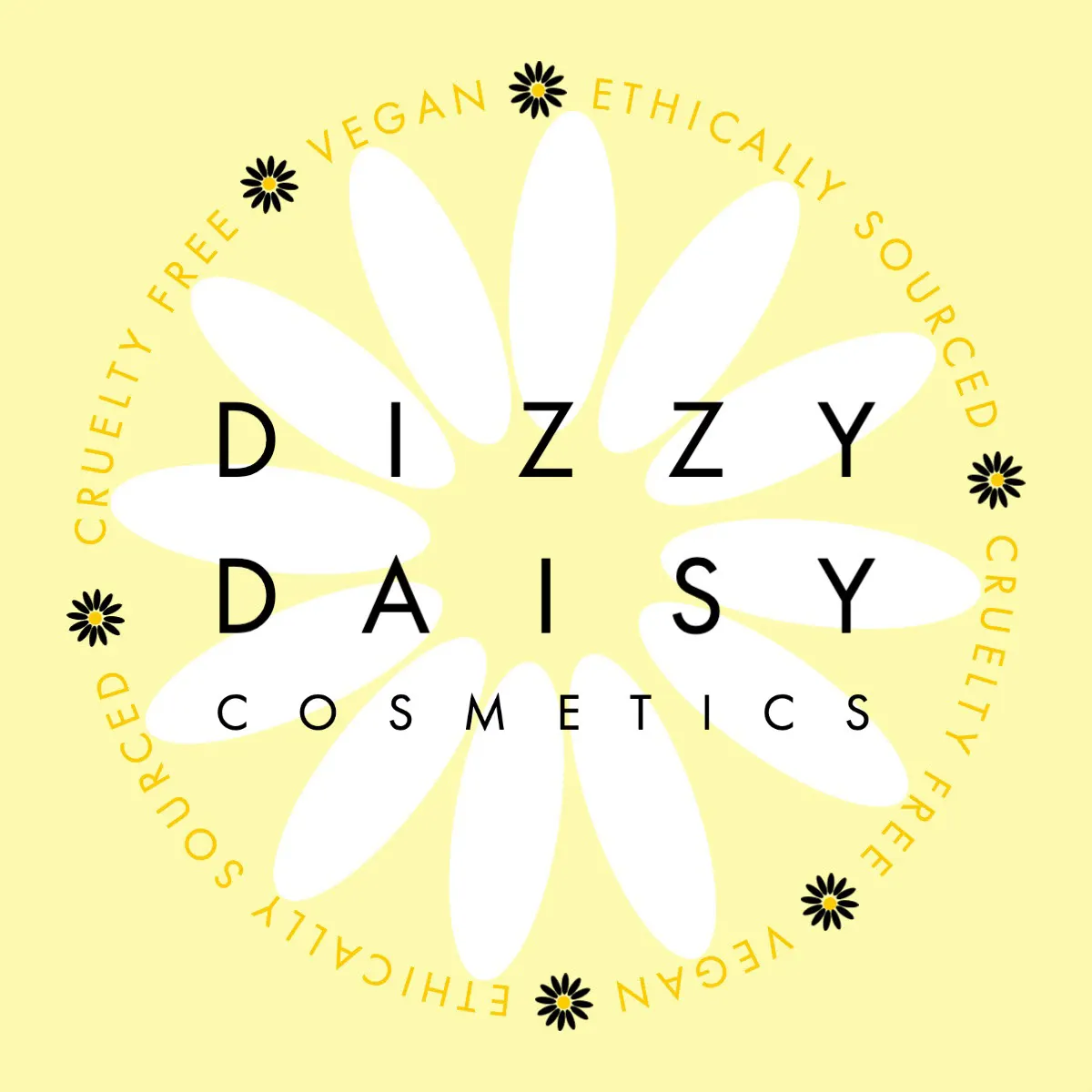 Yellow Floral Beauty Logo