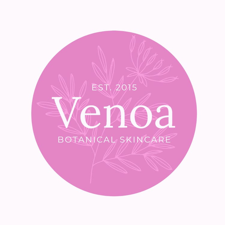 Pink And White Skincare Logo