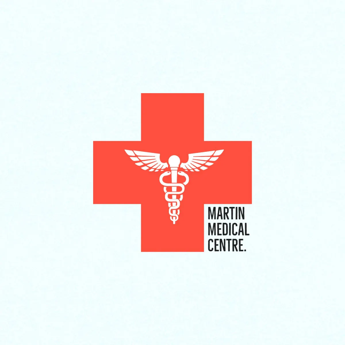 Red Blue Martin Medical Centre Logo