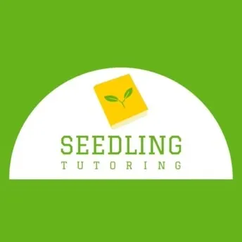 Yellow Green Seedling Tutoring Logo