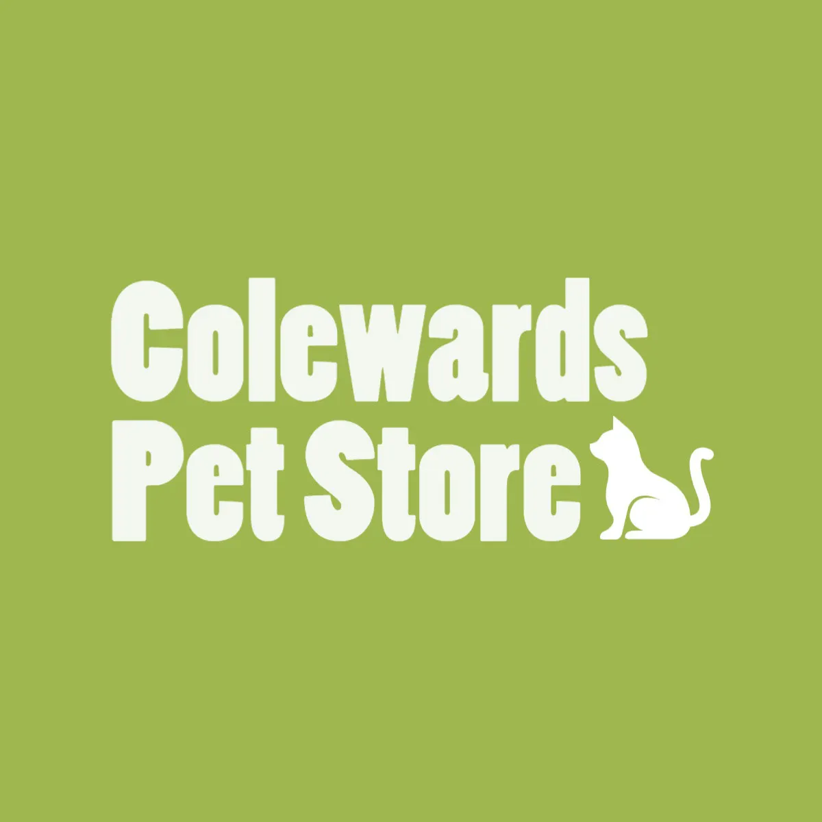 Green & White Pet Shop Logo