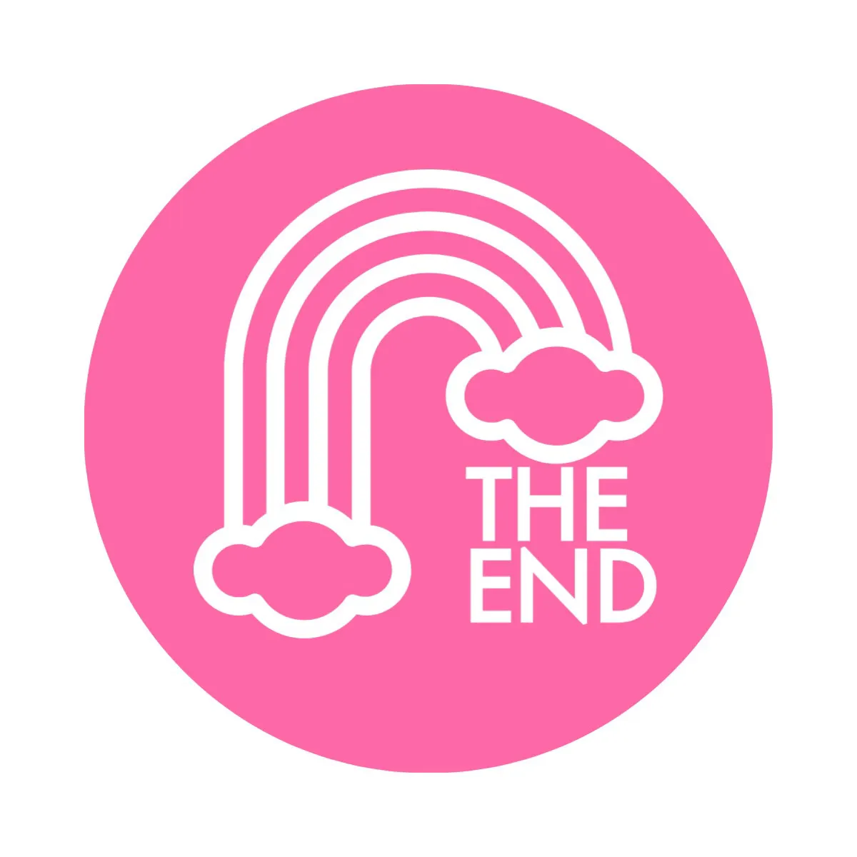 Simple Circular Pink Logo