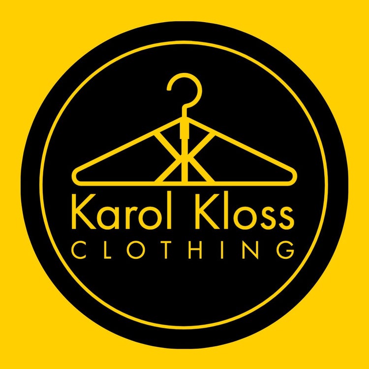 Modern Black And Yellow Clothing Logo