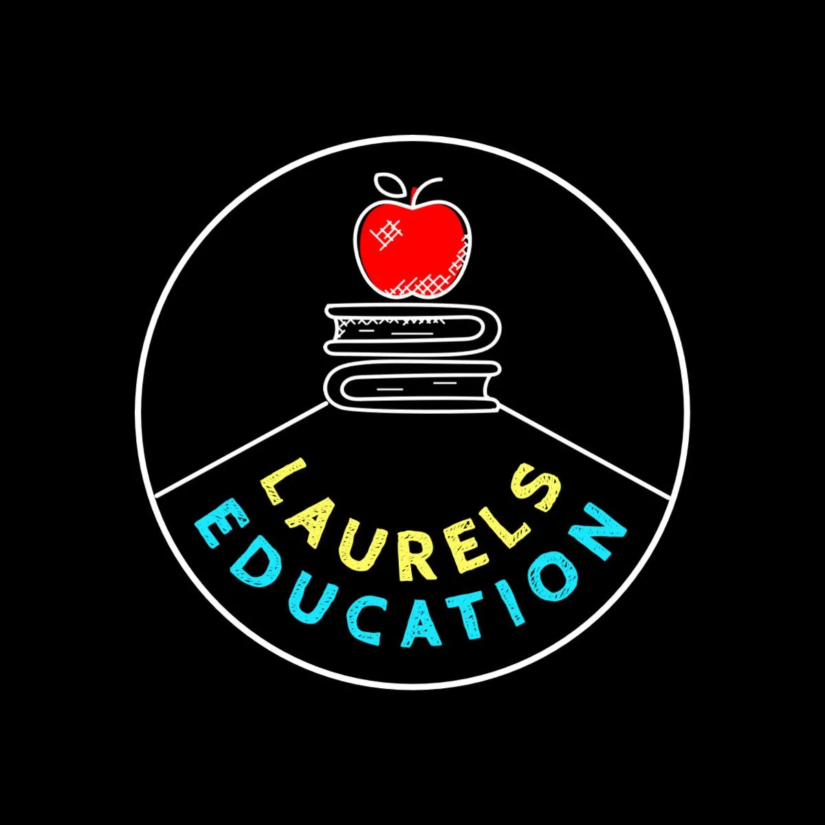 Black And White Board Education Logo