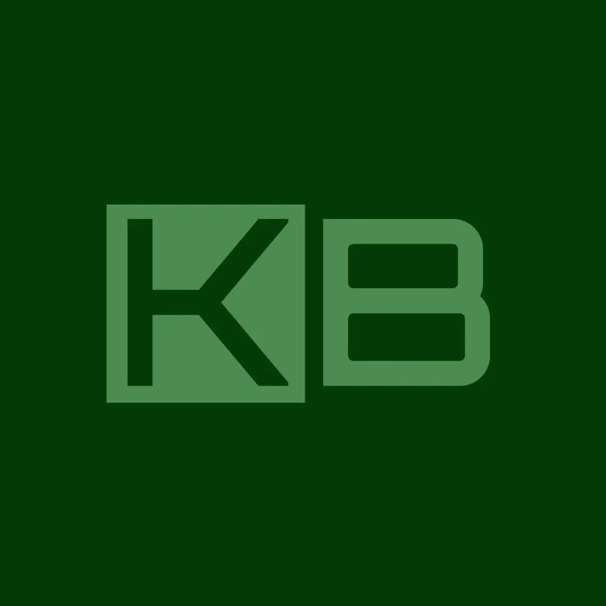 Green Modern Letter Logo