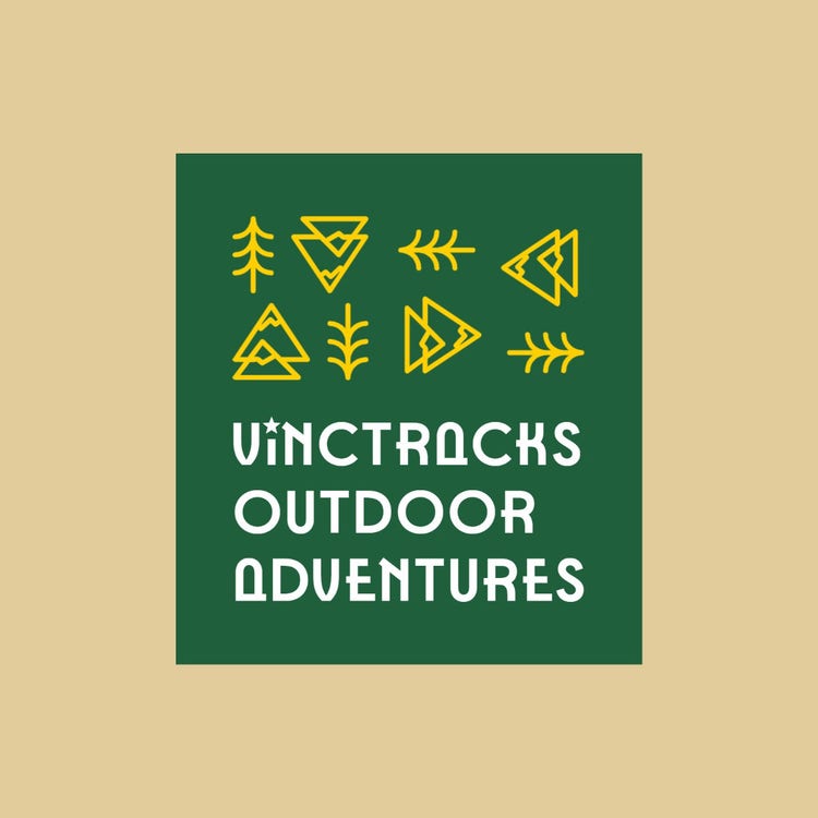 Green Yellow Pattern Outdoor Adventures Logo