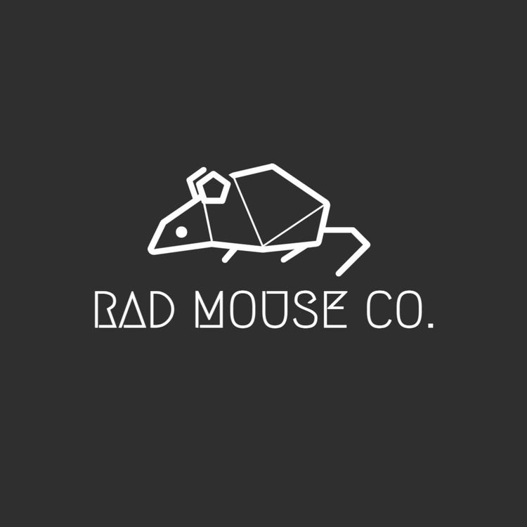 Grey and White Mouse Logo