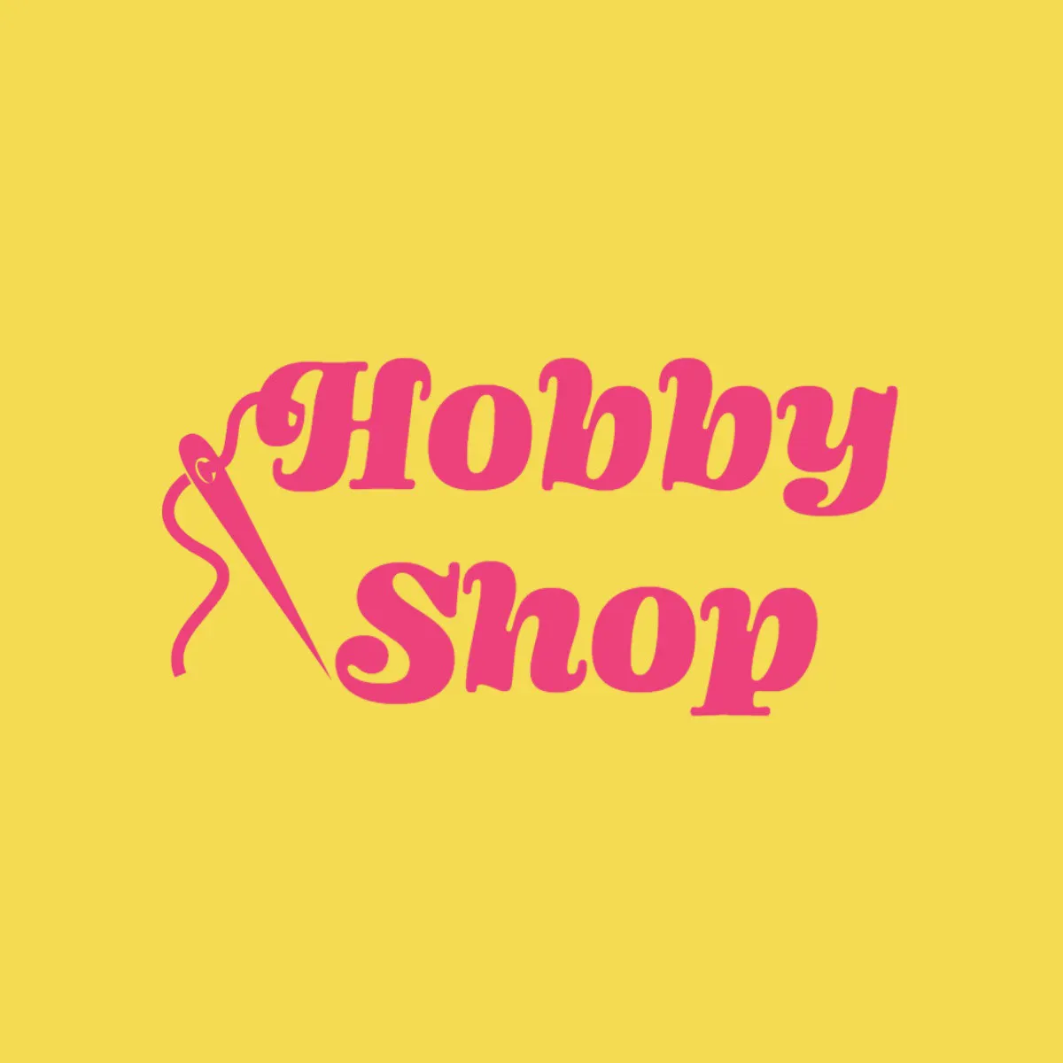 Pink & Yellow Shop Logo