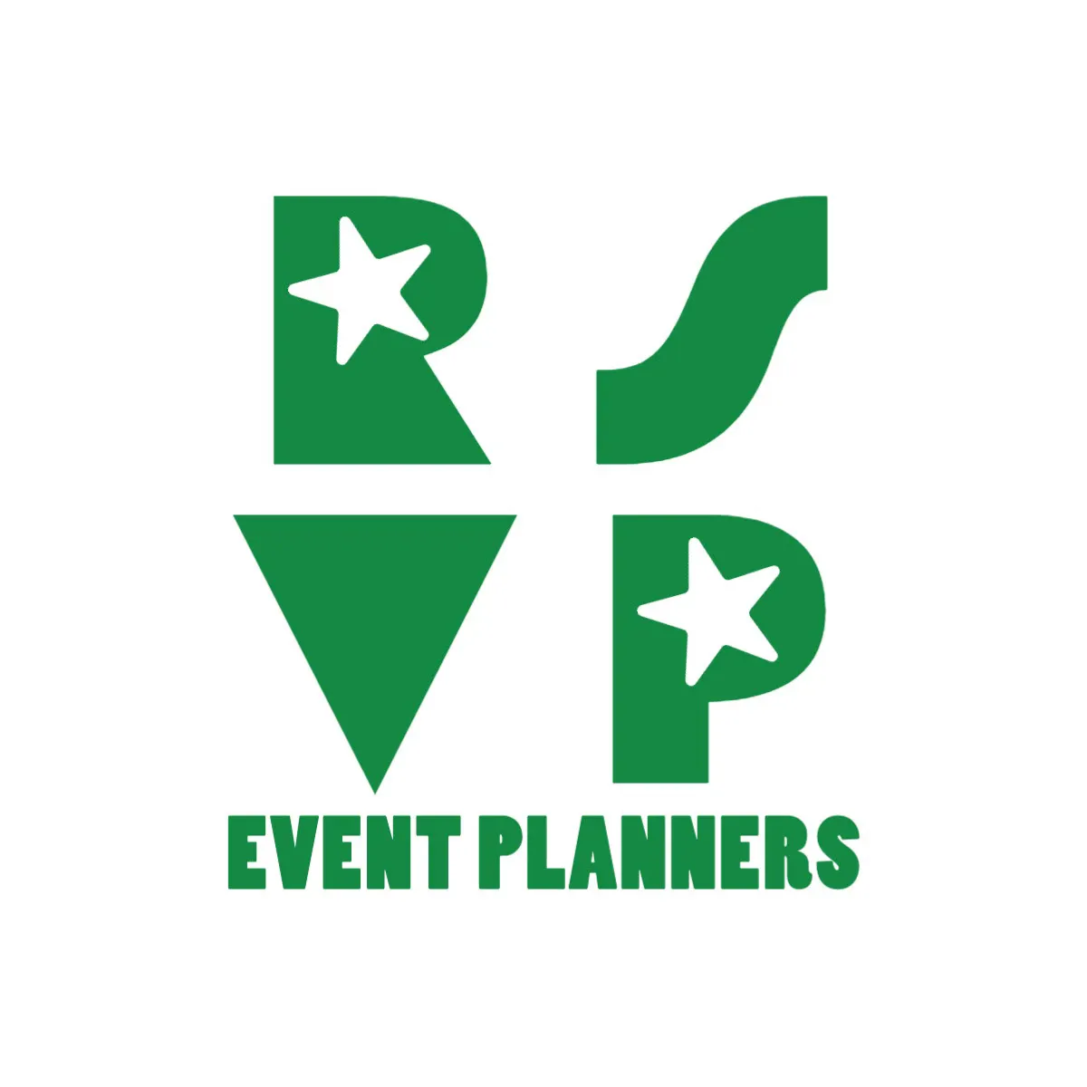 Green And White Event Planer Logo