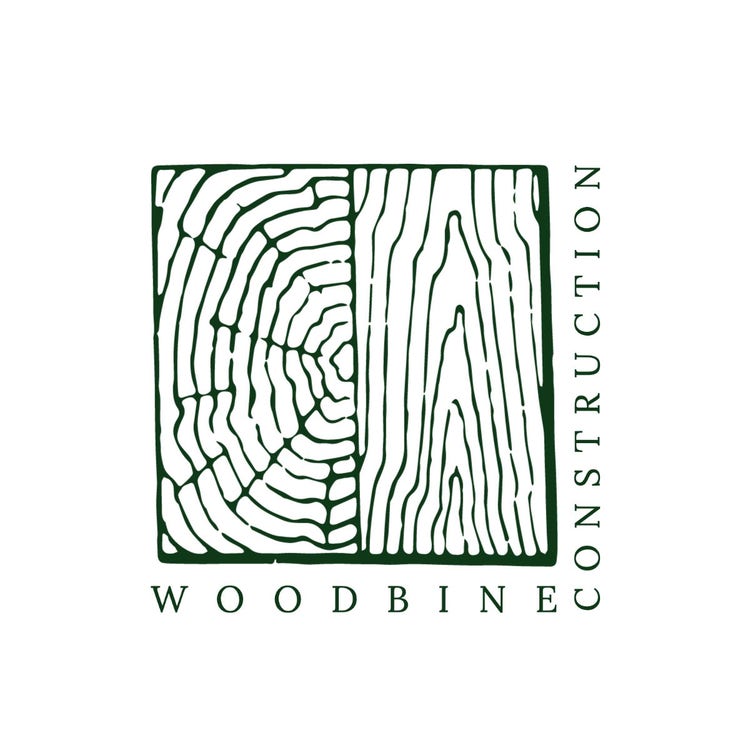 Traditional Green and White Construction Logo