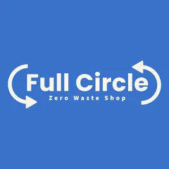 Blue And White Zero Waste Shop Logo