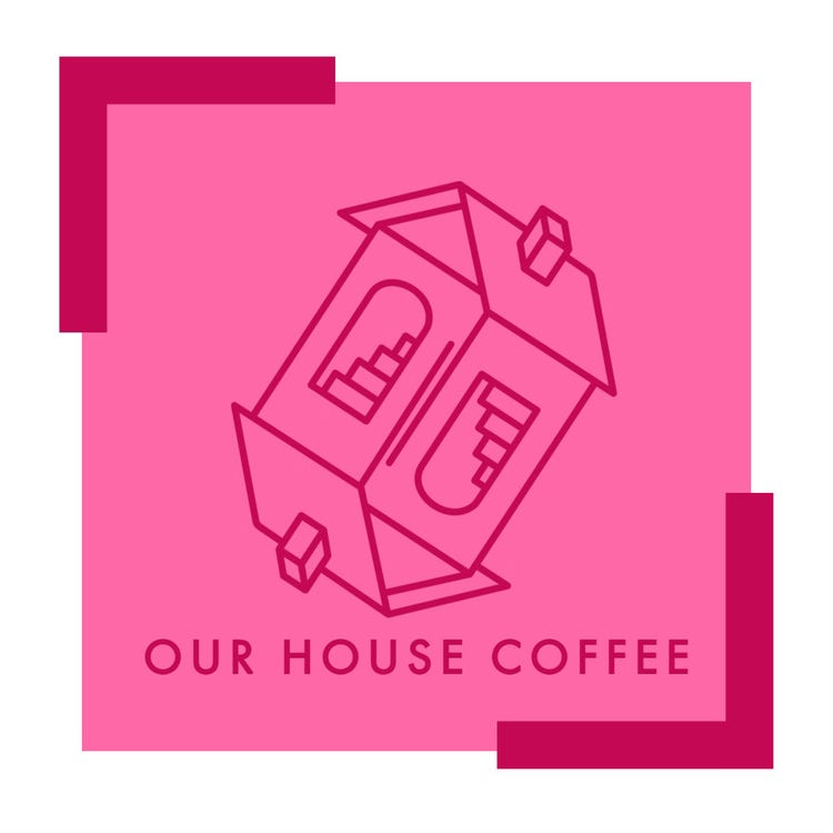 Modern Square Pink Logo
