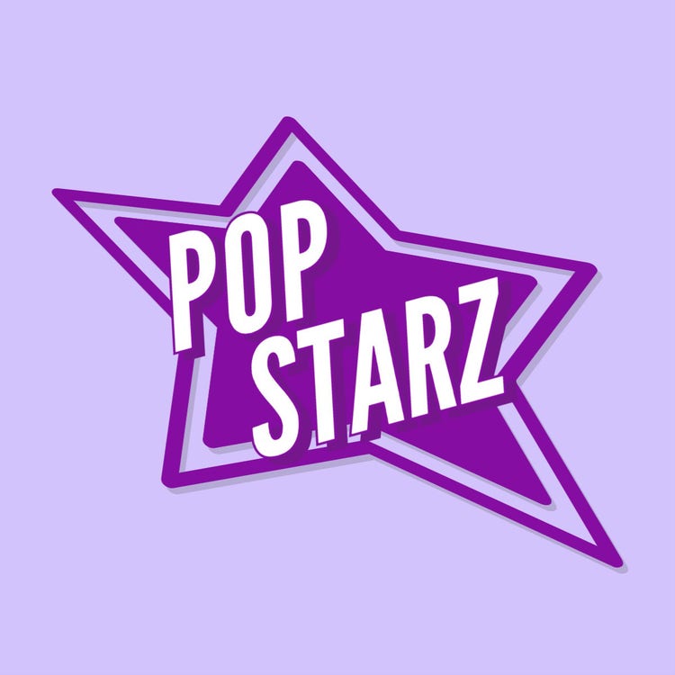 purple funky star logo
