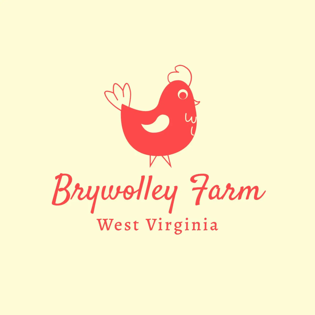 Yellow and Red Farm Logo