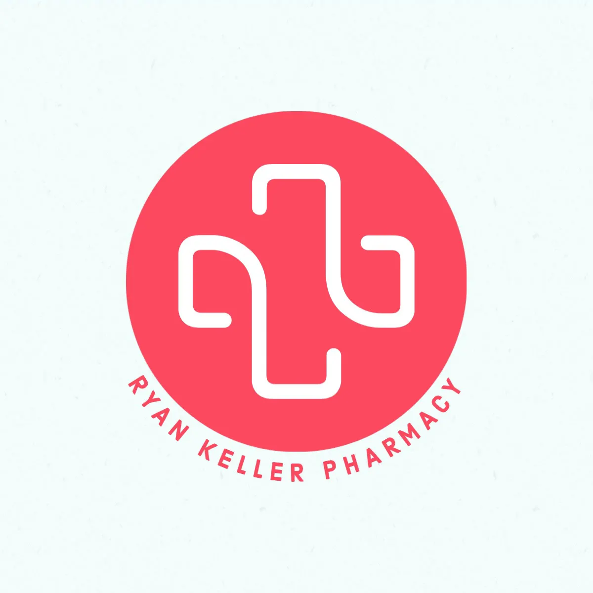 Red White Keller Pharmacy Logo