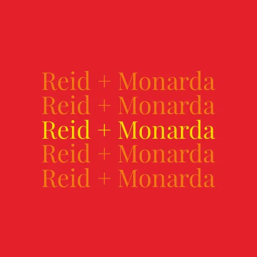 Red Reid And Monarda Logo