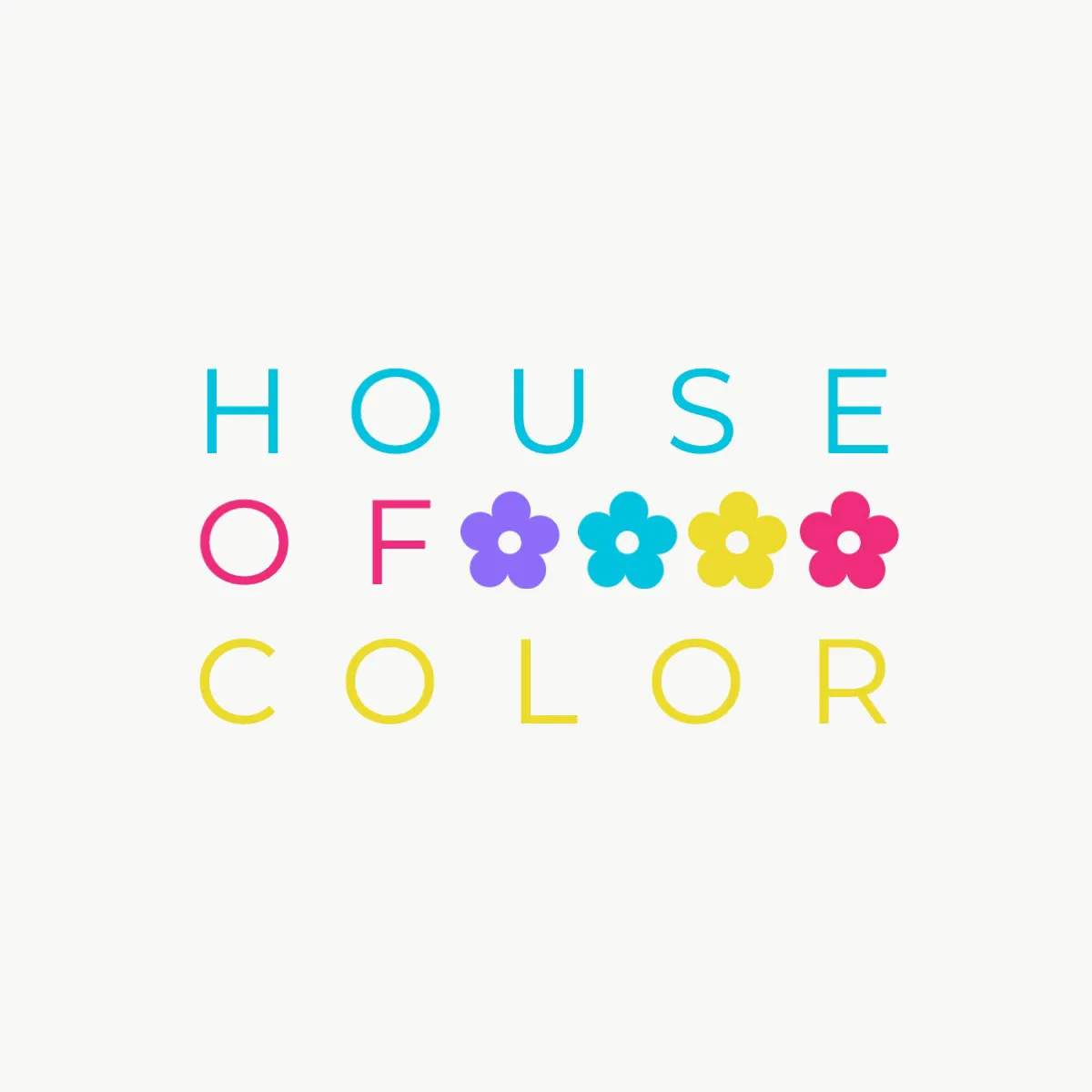 Multicolored Floral Logo  