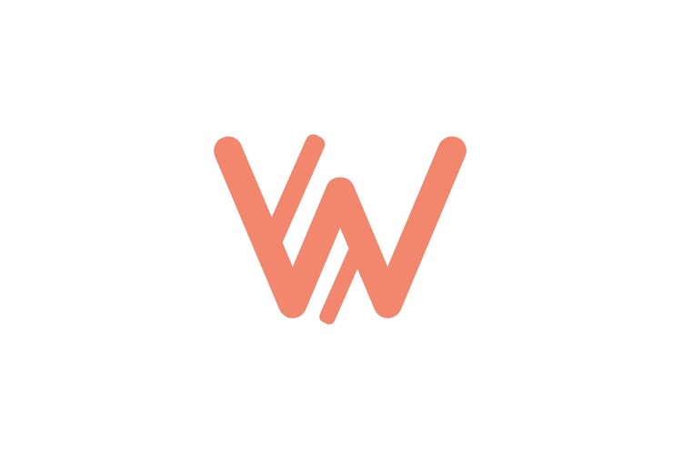 Orange Business Brand Logo with Letter W