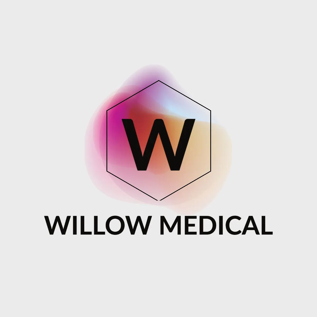 Black Hexagon Medical Logo