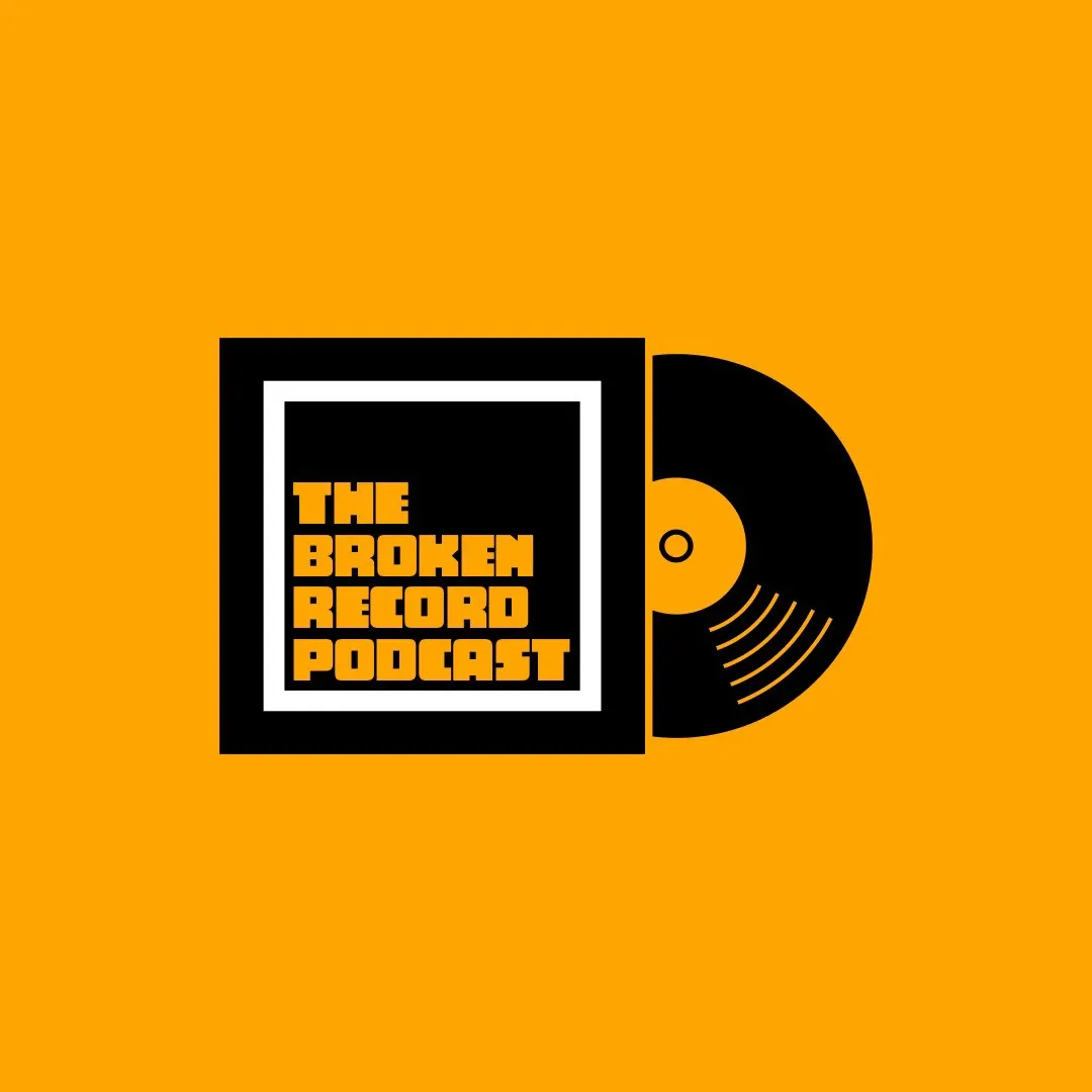 Bold Yellow The Broken Record Podcast Instagram Square