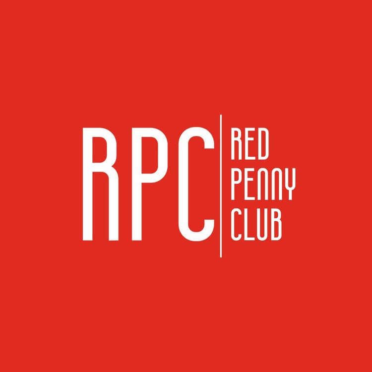 Red and White Club Monogram Logo