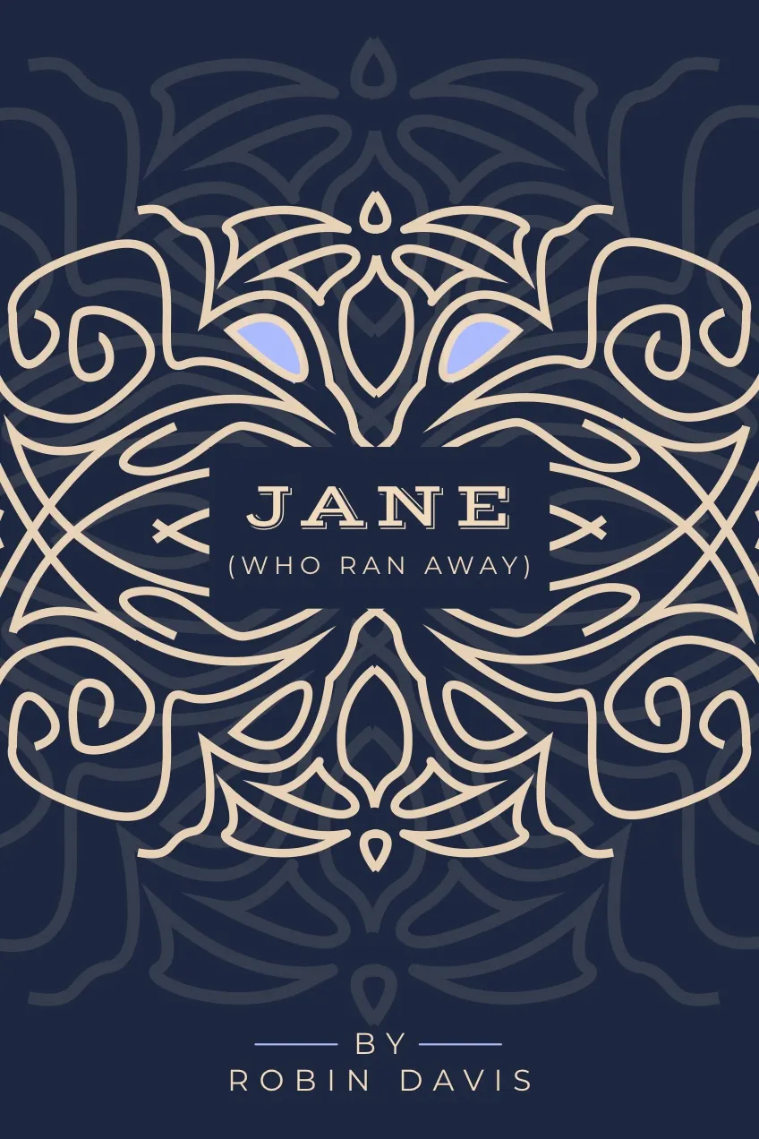 Blue and White Jane Pattern Book Cover 