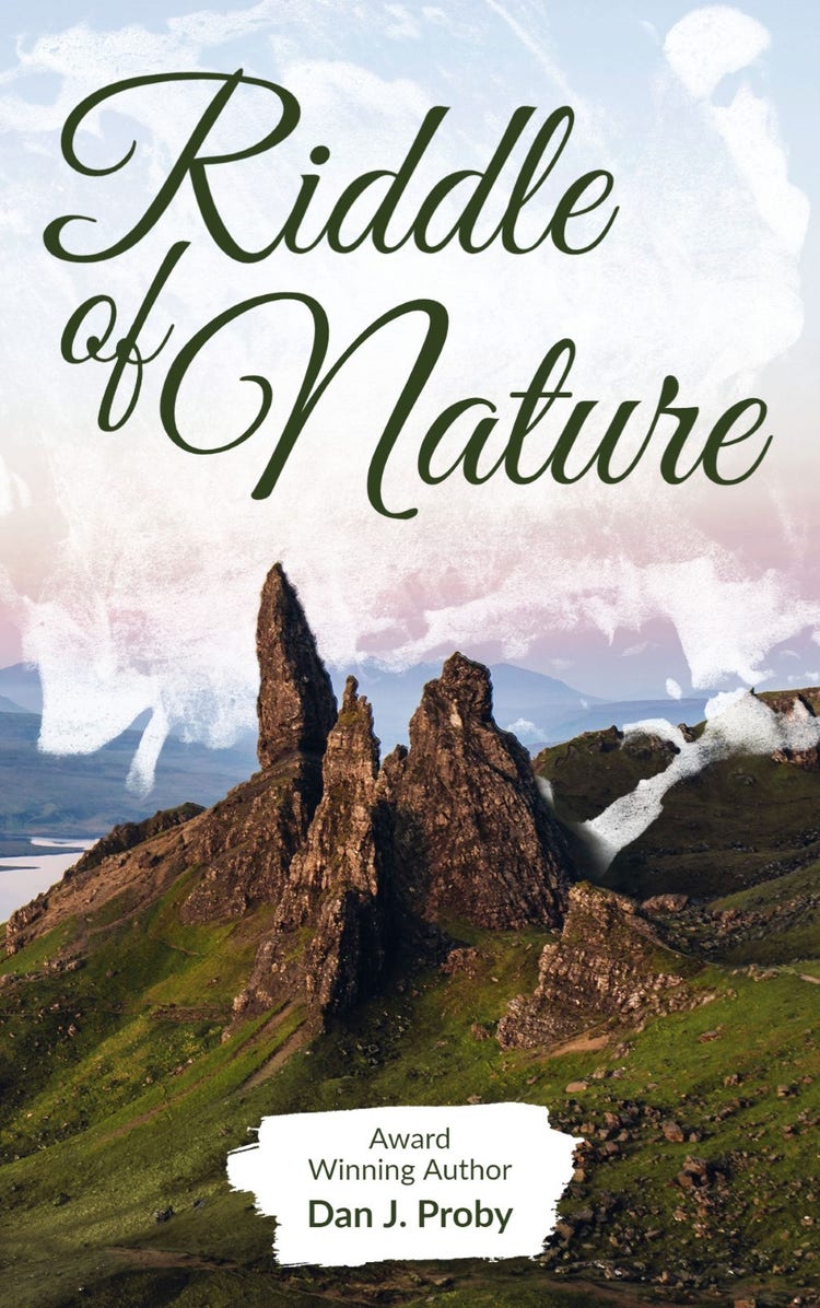 Green, White & Brown Nature Book Cover