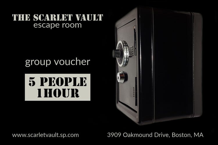 Black Vault Escape Room Gift Certificate